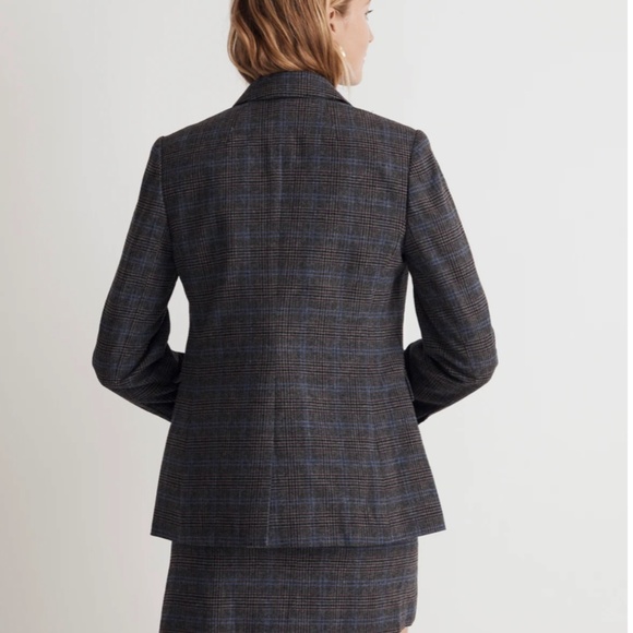 Madewell The Rosedale Blazer in Plaid - Picture 2 of 14